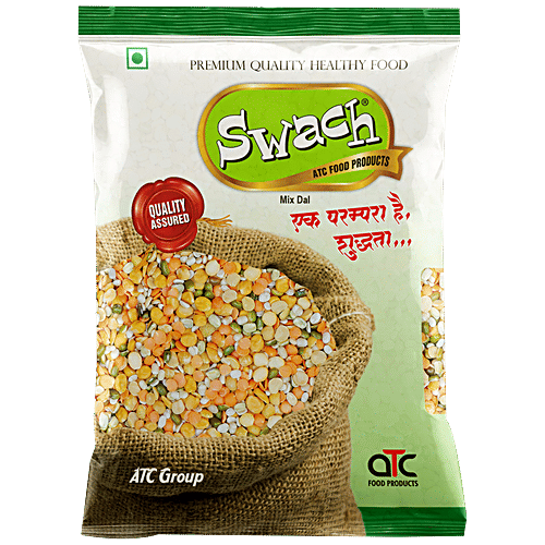 Swach Mix Dal - High In Protein, Vitamins, For Authentic Indian Recipes, 500 g Pouch