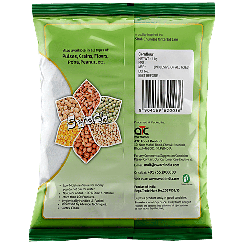 Buy Swach Corn Flour Thickening Agent, Good Source Of Fiber Online at