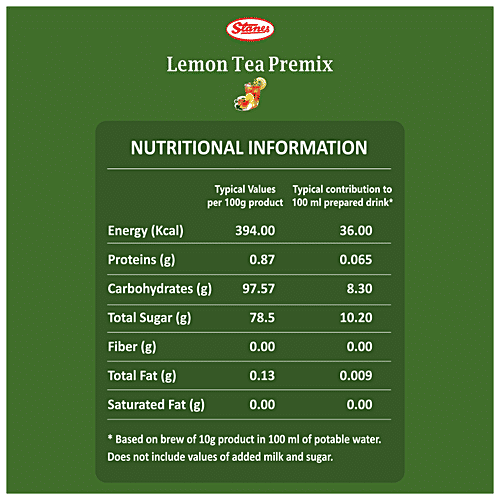 Buy Stanes Lemon Tea Premix LowSugar & Calorie Online at Best Price