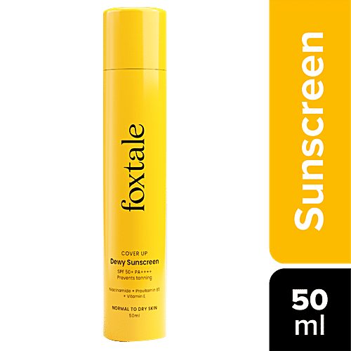 Buy foxtale Cover Up Dewy Sunscreen SPF 50+ PA++++ Broad Spectrum