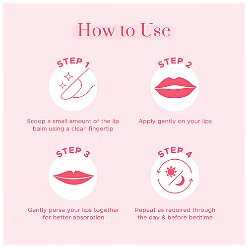 PureSense Strawberry Slush Lip Balm - Vitamin A & E, For Dry, Chapped Lips, 5 g  