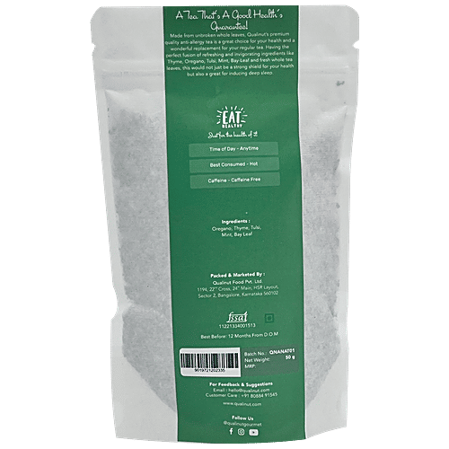 Buy Qualinut Gourmet AntiAllergy Tea With Tulsi & Thyme Online at Best