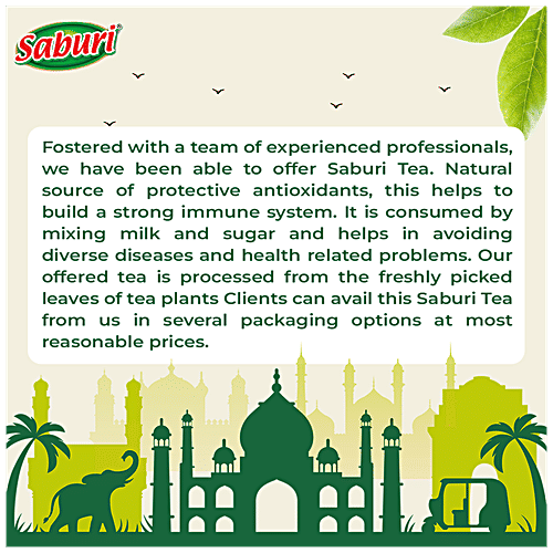 Saburi Elaichi Tea/Chai - Rich Flavour & Aroma, 1 kg  