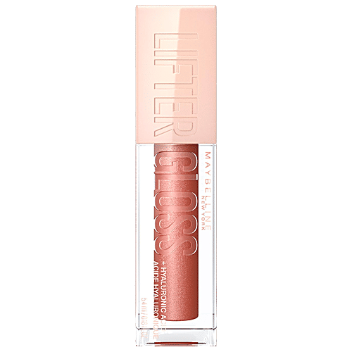 Maybelline New York Lifter Gloss - Moisturizing, Tinted Lip Gloss, With Hyaluronic Acid, Non-Sticky Formula, 5.4 ml Topaz 