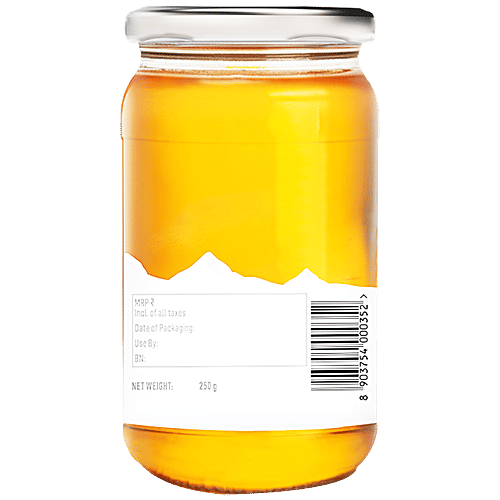 Himalayan Elevation Samvatsara Honey - Pure & Natural, NMR Tested, No Added Preservatives & Sweeteners, 250 g  