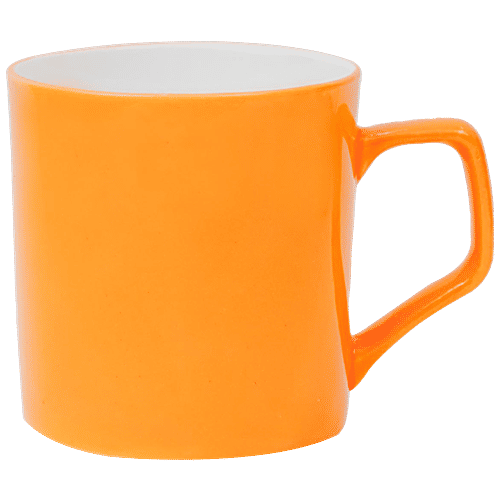Buy Claycraft Ceramic Coffee Mug Director D/C 314 Orange, Microwave & Dishwasher Safe Online
