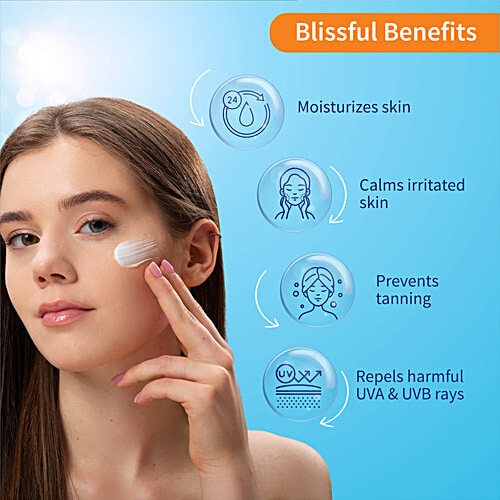 Ayouthveda Sun Turn+ Cream - SPF 50, With Vitamin E, UVA, UVB, PA++ Protection, 100 g