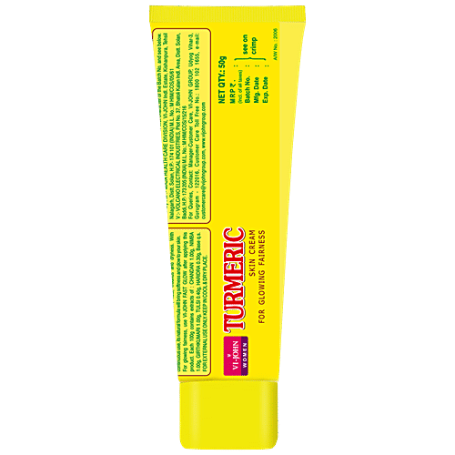 VI-JOHN  Women Turmeric Cream - Skin Shield For Healthy Glow, 50 g  