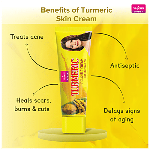 Buy VIJOHN Women Turmeric Cream Skin Shield For Healthy Glow Online