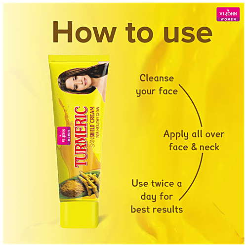 Buy VIJOHN Women Turmeric Cream Skin Shield For Healthy Glow Online