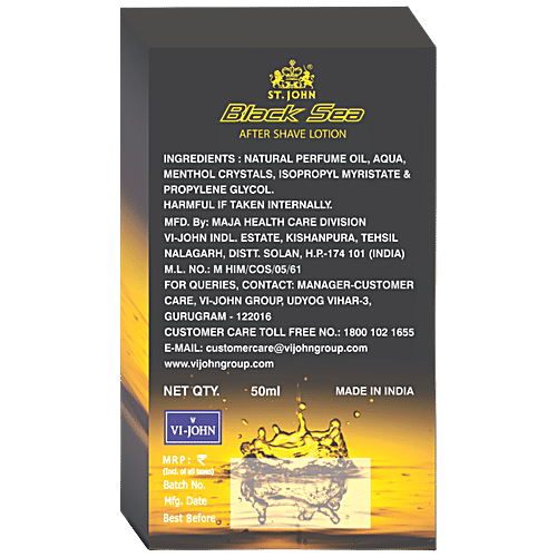 Buy VIJOHN After Shave Lotion Black Sea Online at Best Price of Rs