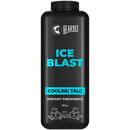 Beardo Ice Blast Cooling Talc For Men - Instant Freshness, 250 g