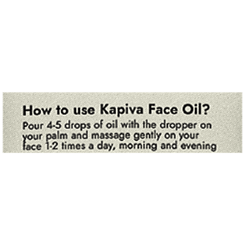 Buy Kapiva Skin Rituals Kumkumadi Glow Face Oil Reduces Dark Spots