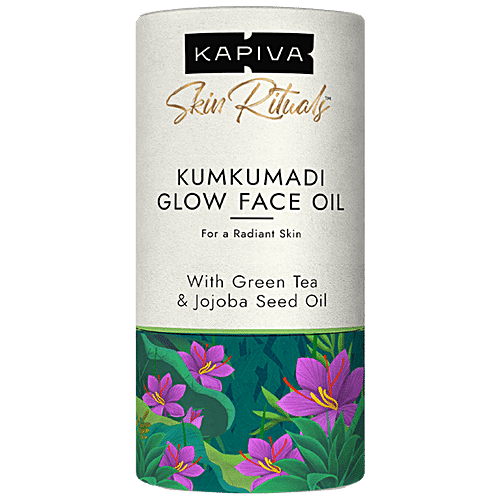 Kapiva Skin Rituals Kumkumadi Glow Face Oil - Reduces Dark Spots, Pigmentation, 30 ml  