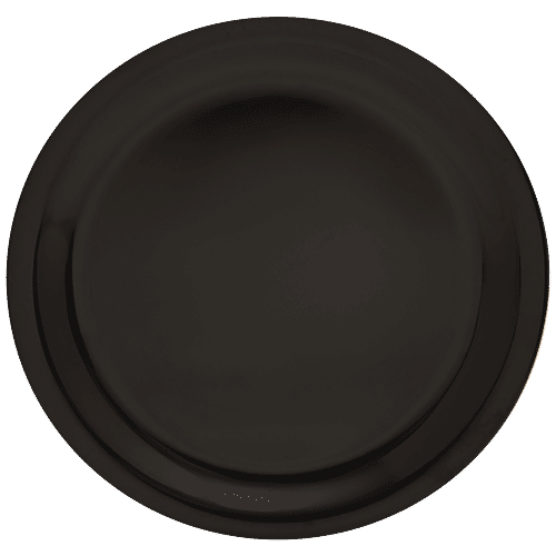 Buy Dinewell Round Dinner Plate Black, Melamine, Dishwasher Safe