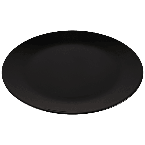Buy Dinewell Eco Urmi Dinner Plate Black, Melamine, Dishwasher Safe Online at Best Price of Rs
