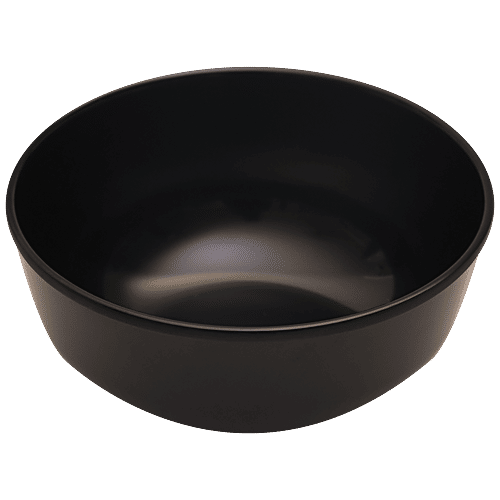 Buy Dinewell Veg Bowl Black, Round, Melamine, BPA Free Online at Best