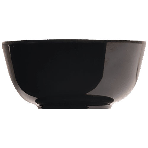 Buy Dinewell Veg Bowl Black, Round, Melamine, BPA Free Online at Best