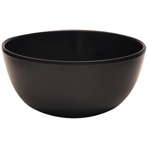 Buy Dinewell Veg Bowl Black, Round, Melamine, BPA Free Online at Best