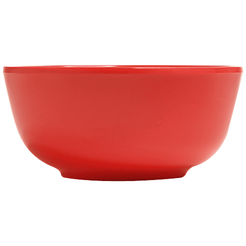 Buy Dinewell Veg Bowl Round Red, Dishwasher Safe, BPA Free Online at