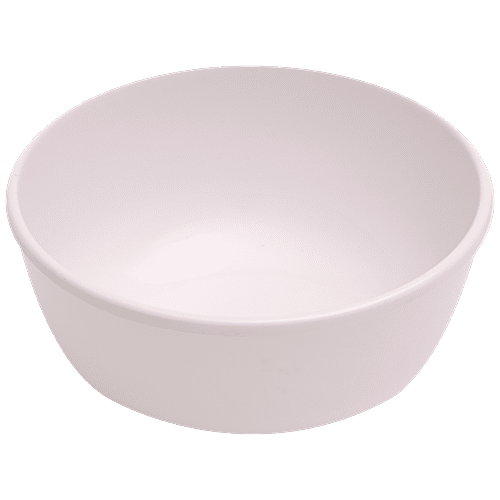Buy Dinewell Veg Bowl Round White, Melamine, Dishwasher Safe Online