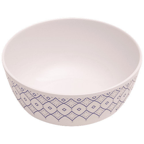 Buy Dinewell Veg Bowl Blue Diamond, Round, Melamine, Dishwasher Safe