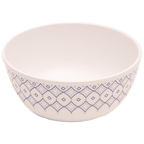 Buy Dinewell Veg Bowl Blue Diamond, Round, Melamine, Dishwasher Safe