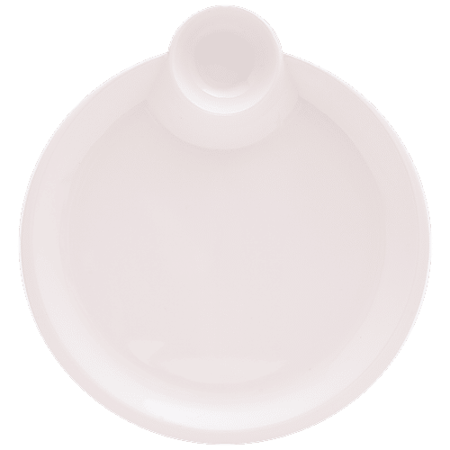 Buy Dinewell Chip & Dip Platter Round White, Melamine, Dishwasher