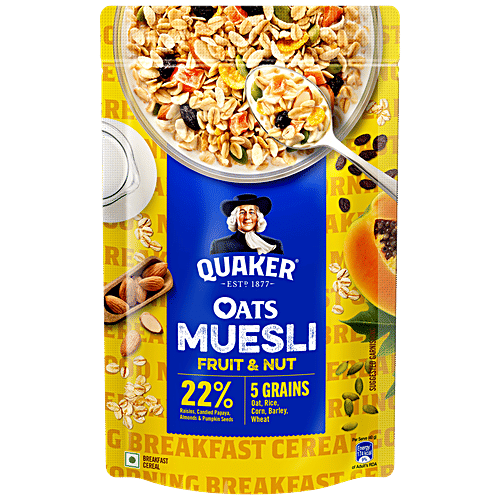 Buy Quaker Fruit & Nut Oats Muesli Online at Best Price of Rs 352