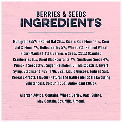 Quaker Berries & Seeds Oats Muesli, 700 g Pouch Breakfast Oats Cereal