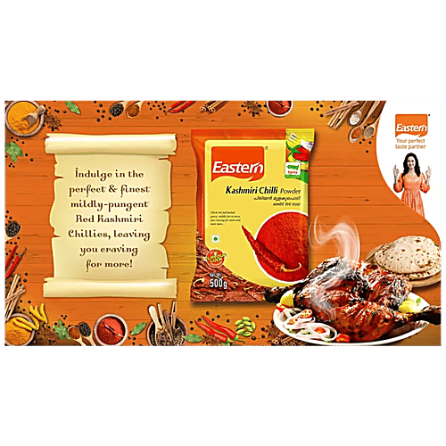 Eastern Kashmiri Chilli Powder, 500 g Pouch 