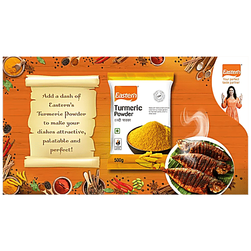 Eastern Turmeric Powder/Arisina Pudi, 500 g Pouch 