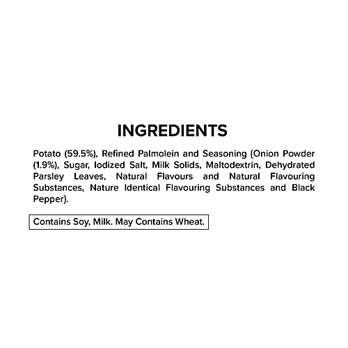 Buy Bingo Hashtags Potato Chips, Cream & Onion, Unique Flavour