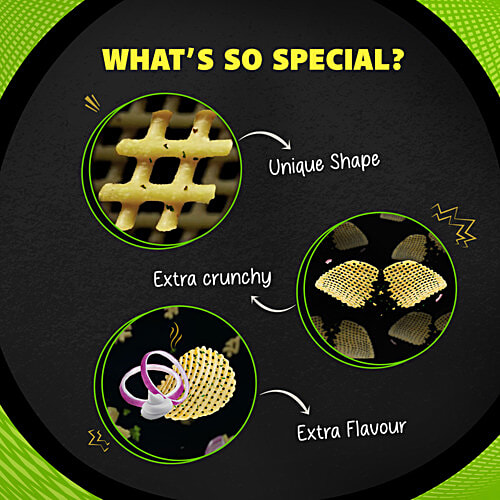 Bingo! Hashtags Cream & Onion Potato Chips, 53 g Pouch 