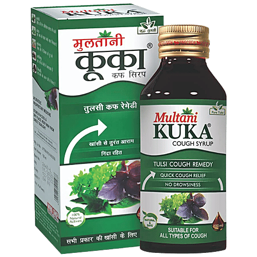 Buy Multani Kuka Cough Syrup Pure Tulsi, Natural & Safe, No