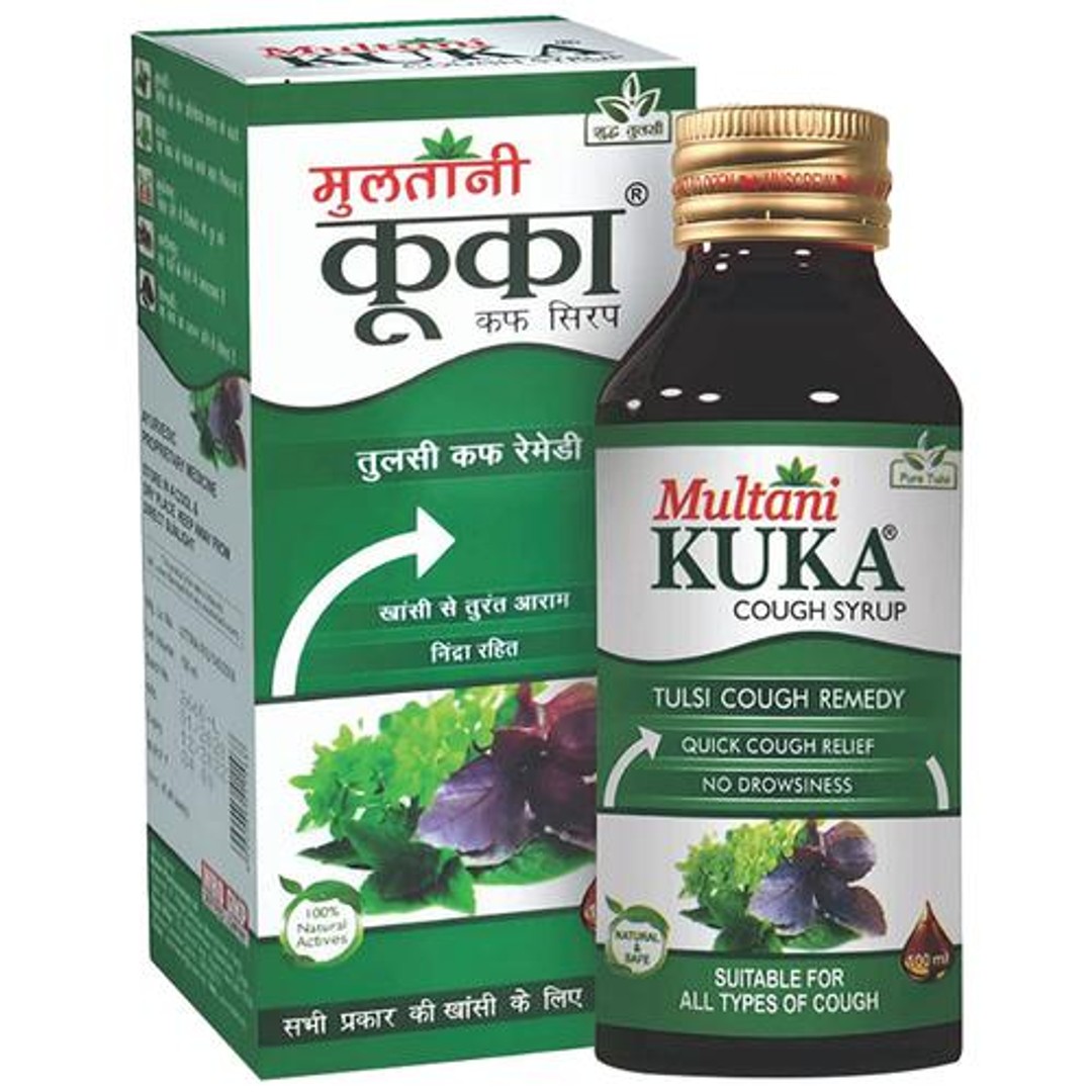 Buy Multani Kuka Cough Syrup Pure Tulsi, Natural & Safe, No