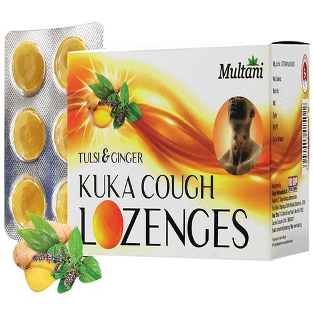 Buy Multani Kuka Cough Lozenges Tulsi & Ginger, Relieves Cough