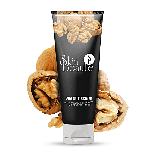 Skin Beaute Skin Walnut Scrub - Removes Dead Skin Cells, Tightens Sluggish Skin, 40 g  