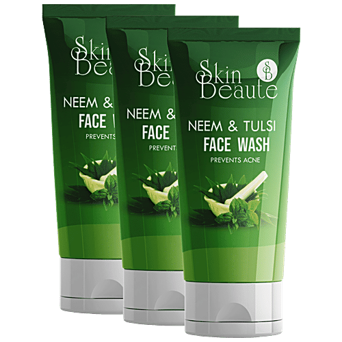 Buy Skin Beaute Neem & Tulsi Face Wash Prevents Acne, Refreshes Face