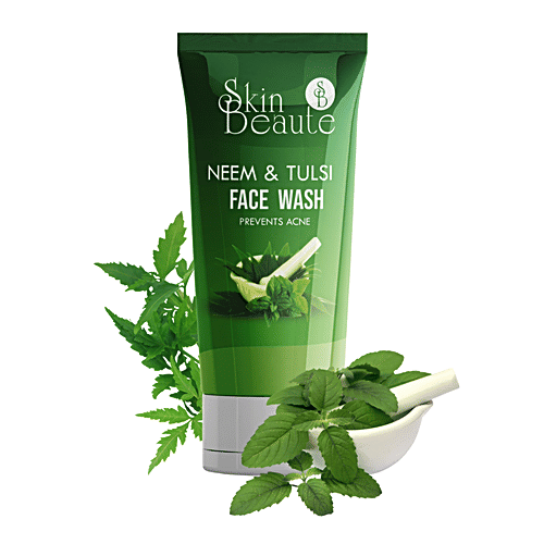 Buy Skin Beaute Neem & Tulsi Face Wash Prevents Acne, Refreshes Face