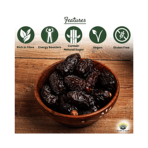 King Solomon Dates Medjoul Natural - No Artificial Flavours, Sweet, 500 g  