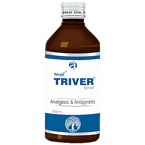 Buy ANUJA HERBACEUTICALS Triver Syrup Reduces Fever With Cough & Acts