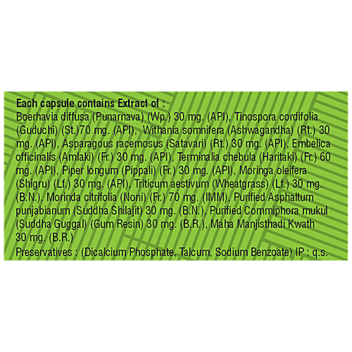 Anuja Herbaceuticals Boostmune Capsules - Ayurvedic, Natural Immunity Booster, 30 pcs