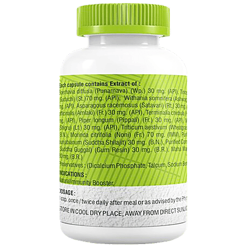 Anuja Herbaceuticals Boostmune Capsules - Ayurvedic, Natural Immunity Booster, 30 pcs