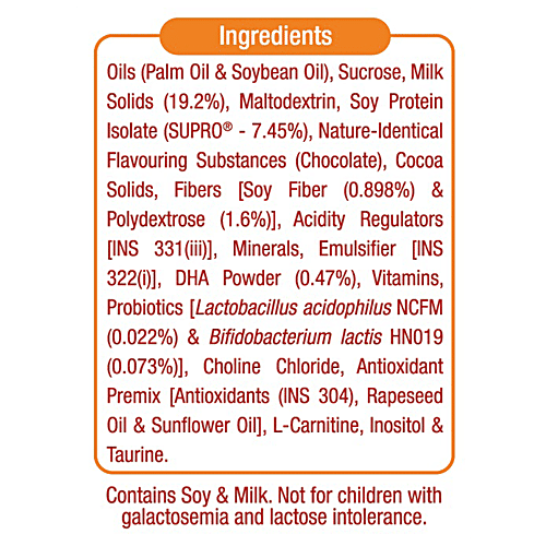 Groviva Wholesome Child Nutrition For Growth & Development - Chocolate, High Protein With DHA, 400 g  