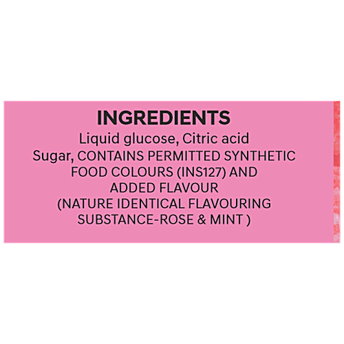 Candzey Rose Mint Candy - Hard-Boiled, Sweet, 150 g  