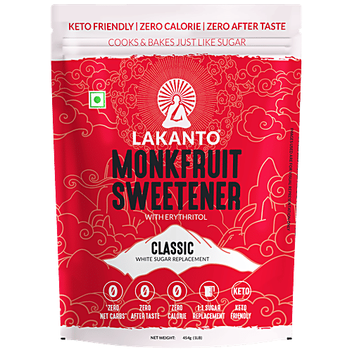 Buy LAKANTO Monk Fruit Sweetener With Erythritol Classic, Keto
