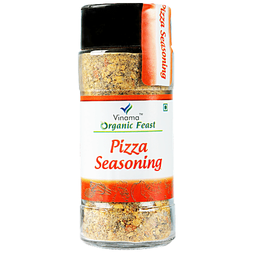 Vinama Organic Feast Pizza Seasoning - Unique Flavour & Taste, 50 g  