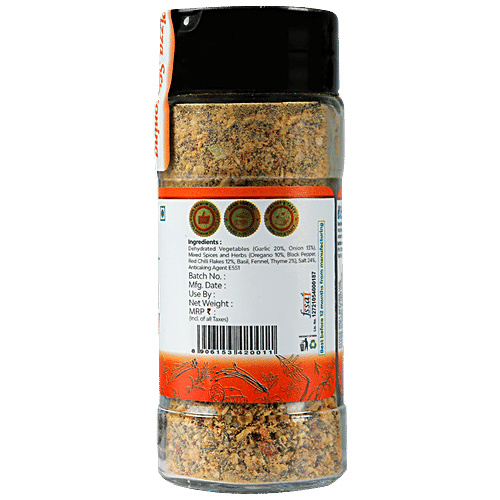 Vinama Organic Feast Pizza Seasoning - Unique Flavour & Taste, 50 g  