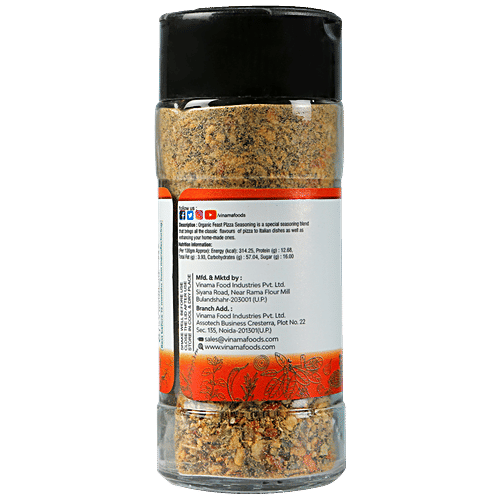 Vinama Organic Feast Pizza Seasoning - Unique Flavour & Taste, 50 g  